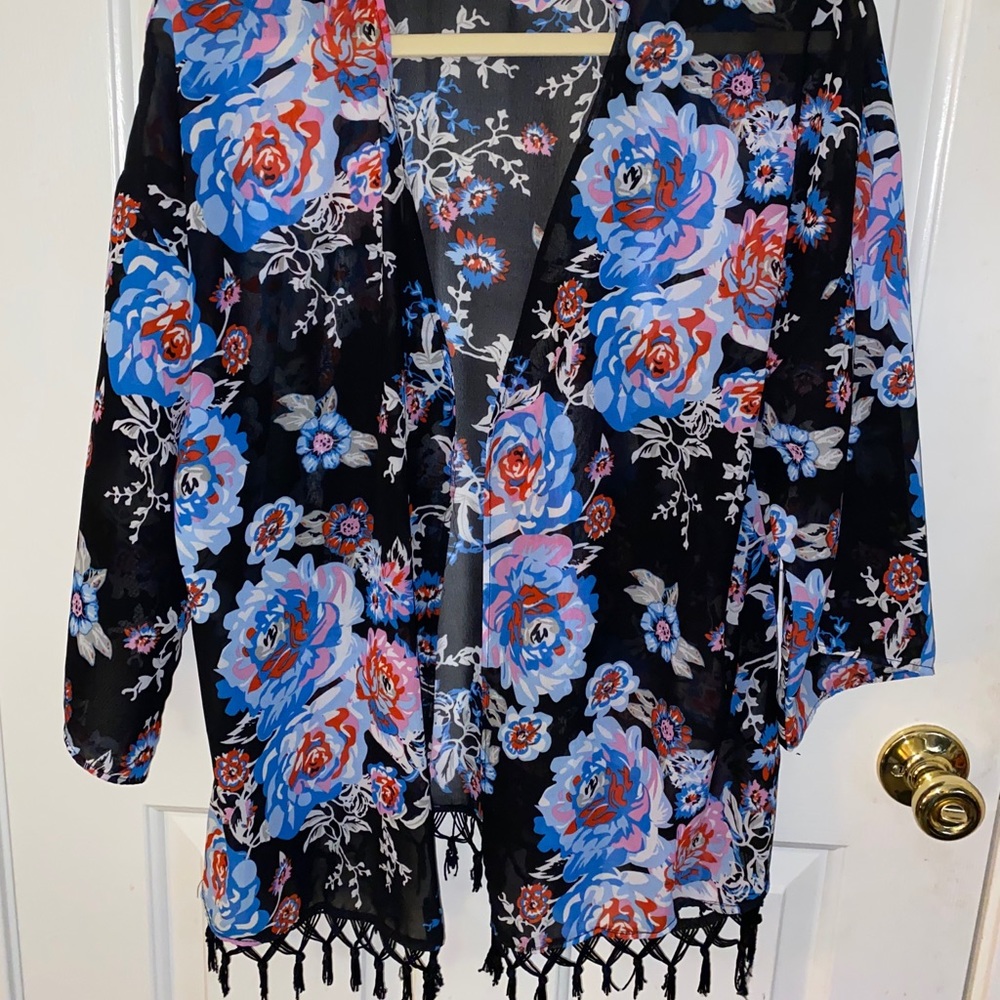 Fringed bottom cover up